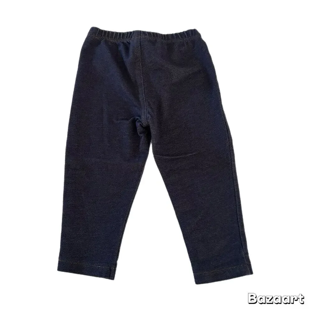 Carter’s Faux Denim Leggings Baby Girl Size 12M